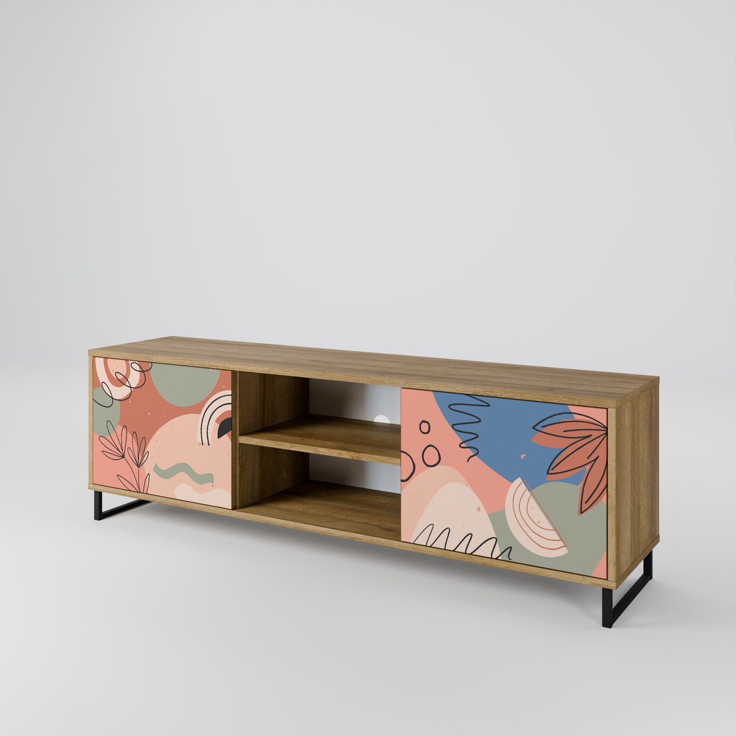 PASTEL DESTINY 2-Door TV Cabinet