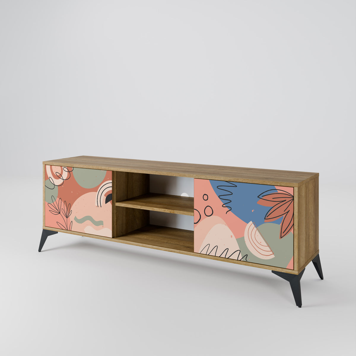 PASTEL DESTINY 2-Door TV Cabinet