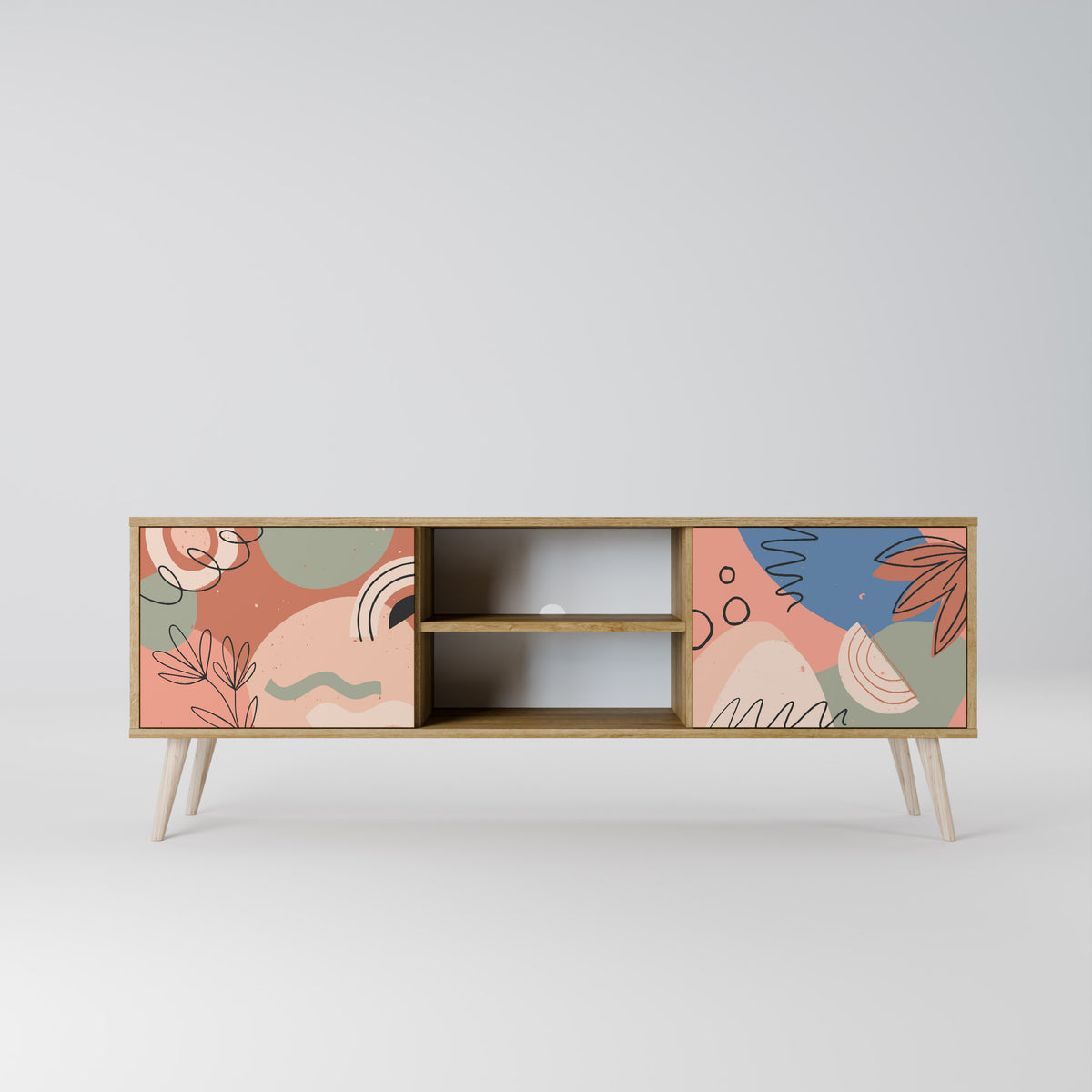 PASTEL DESTINY 2-Door TV Cabinet