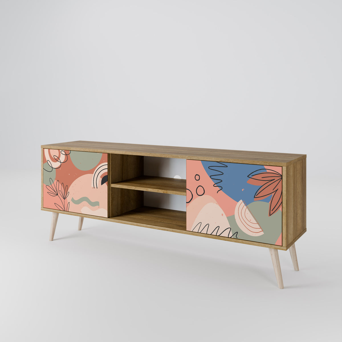 PASTEL DESTINY 2-Door TV Cabinet