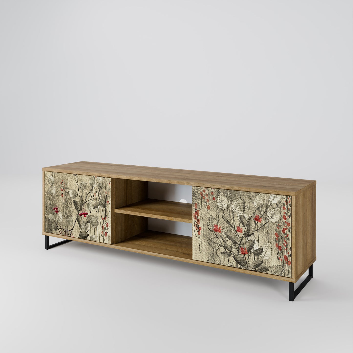 HERBAL GRACE 2-Door TV Cabinet