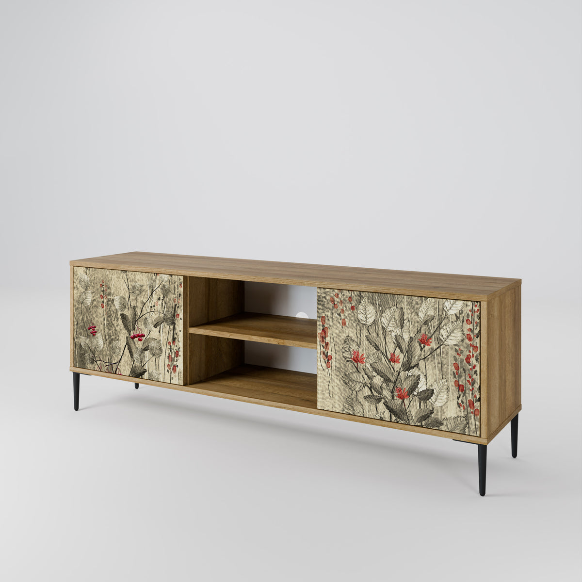 HERBAL GRACE 2-Door TV Cabinet