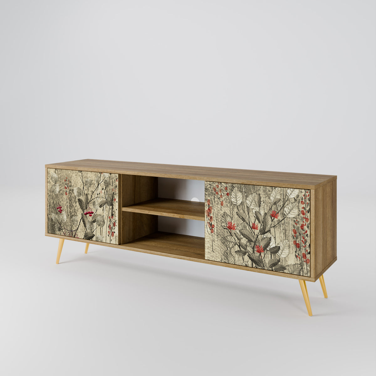 HERBAL GRACE 2-Door TV Cabinet