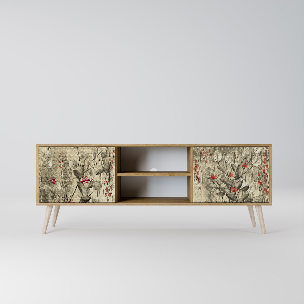 HERBAL GRACE 2-Door TV Cabinet