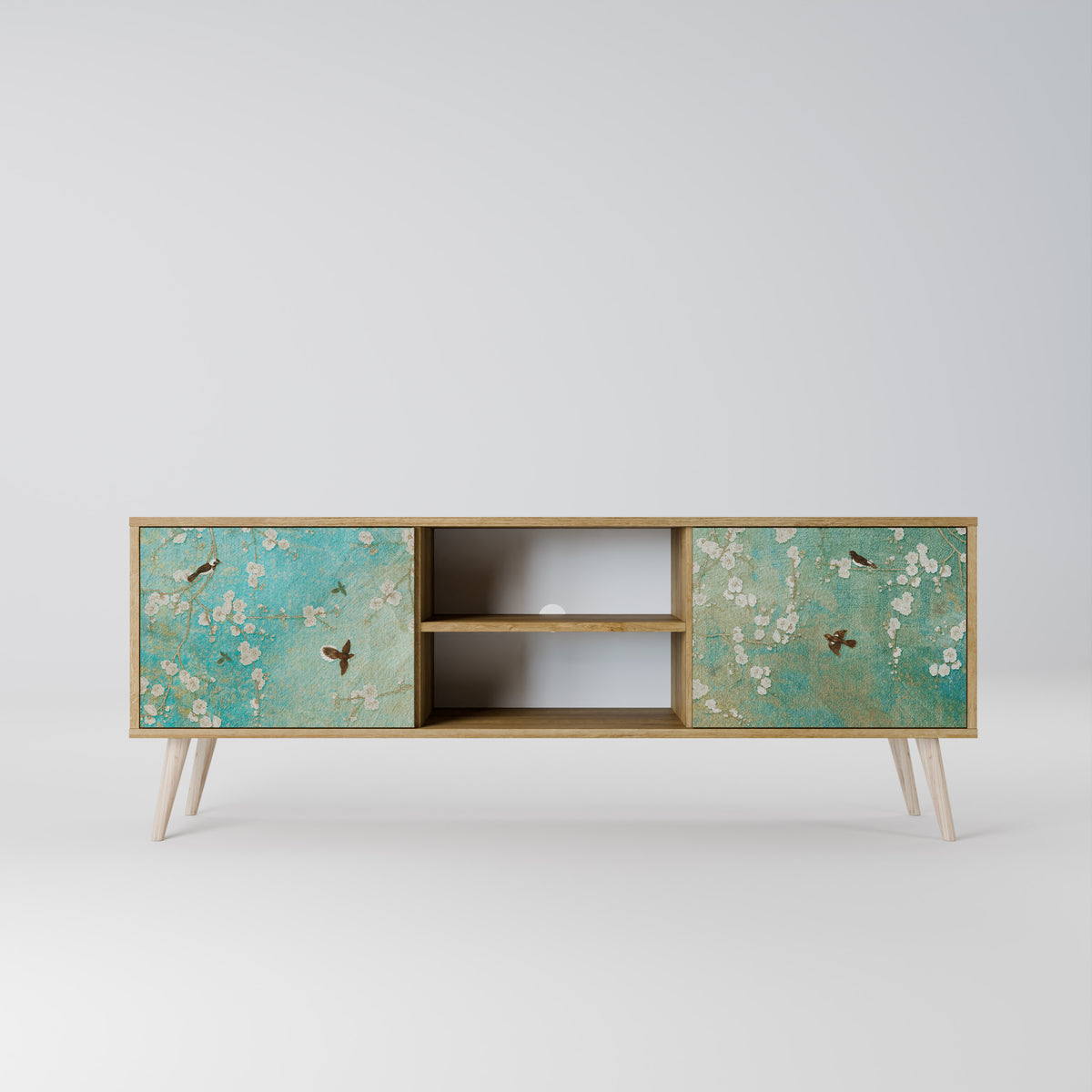 BLOOMING CHARM 2-Door TV Cabinet