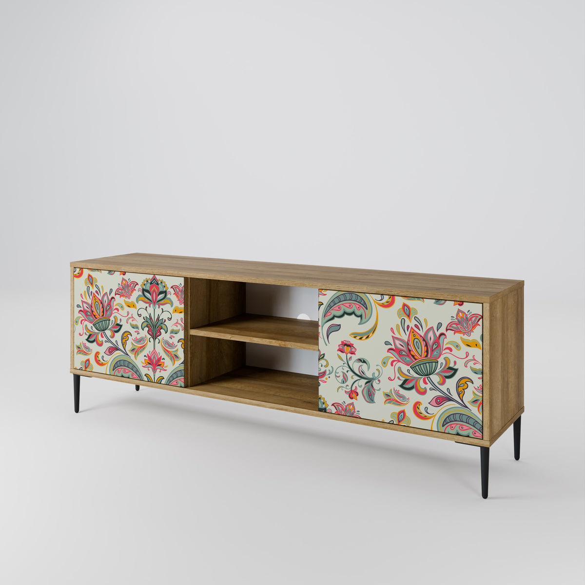 ORGANIC FOLKLORE 2-Door TV Cabinet