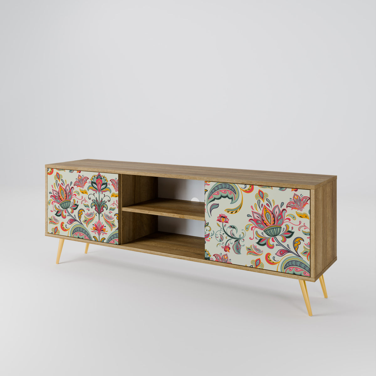 ORGANIC FOLKLORE 2-Door TV Cabinet