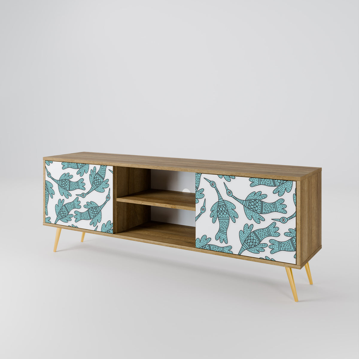 WATERSPOUT SONGIBIRD 2-Door TV Cabinet