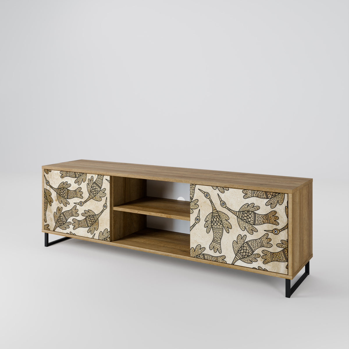 ALMONDINE SONGBIRD 2-Door TV Cabinet