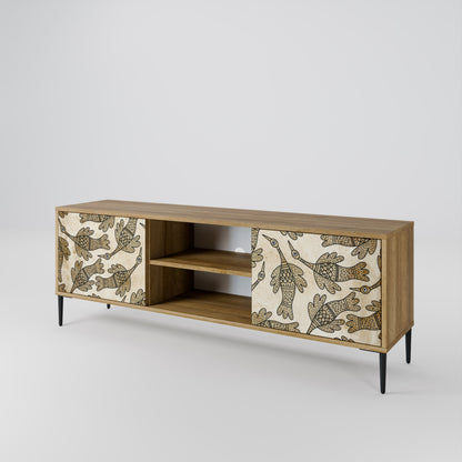 ALMONDINE SONGBIRD 2-Door TV Cabinet