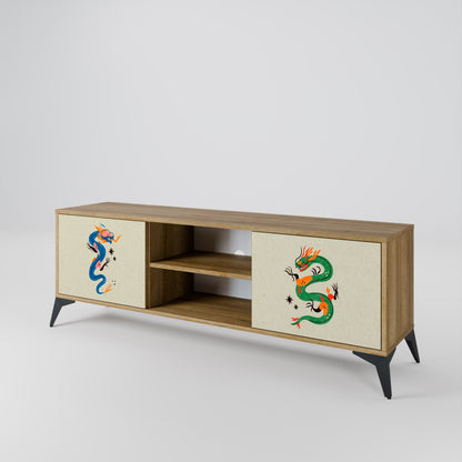 MYTHOLOGICAL CREATURES 2-Door TV Cabinet