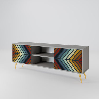 INDIGENOUS ZIGZAG 2-Door TV Cabinet
