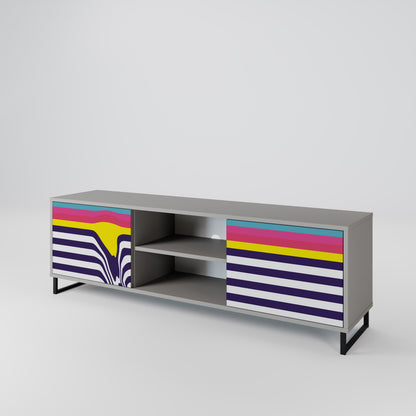 COLORFUL DIVERSION 2-Door TV Cabinet