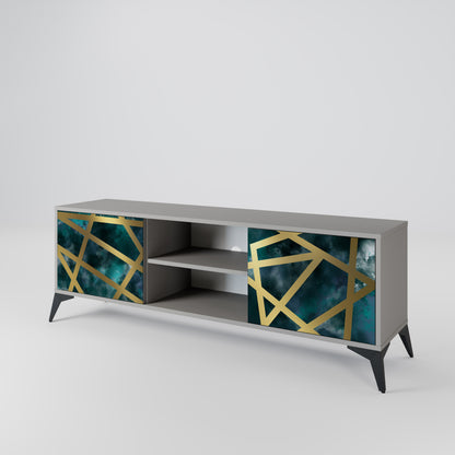 THE LABYRINTH OF GOLD 2-Door TV Cabinet