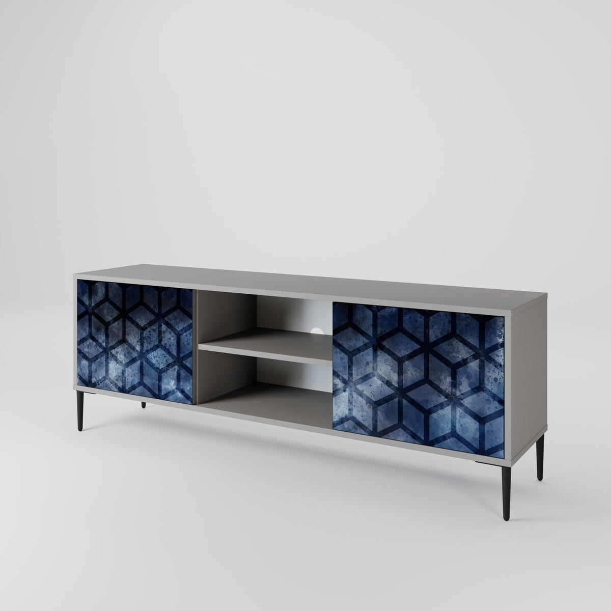 CUBIC MIST 2-Door TV Cabinet