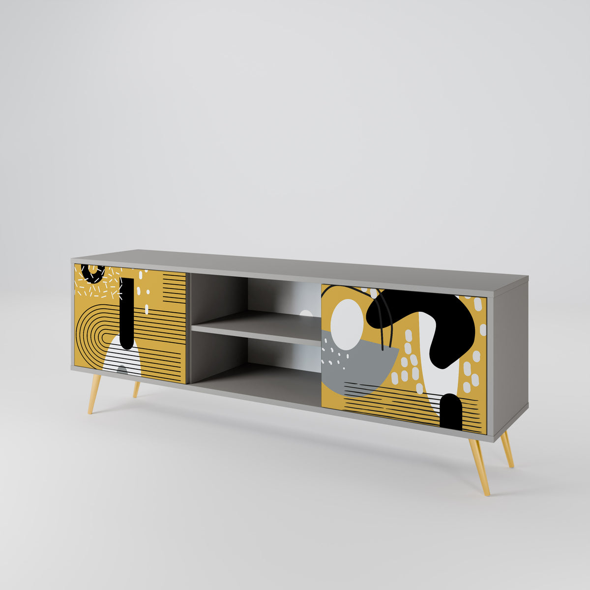 SHAPESHIFT SYMPHONY 2-Door TV Cabinet
