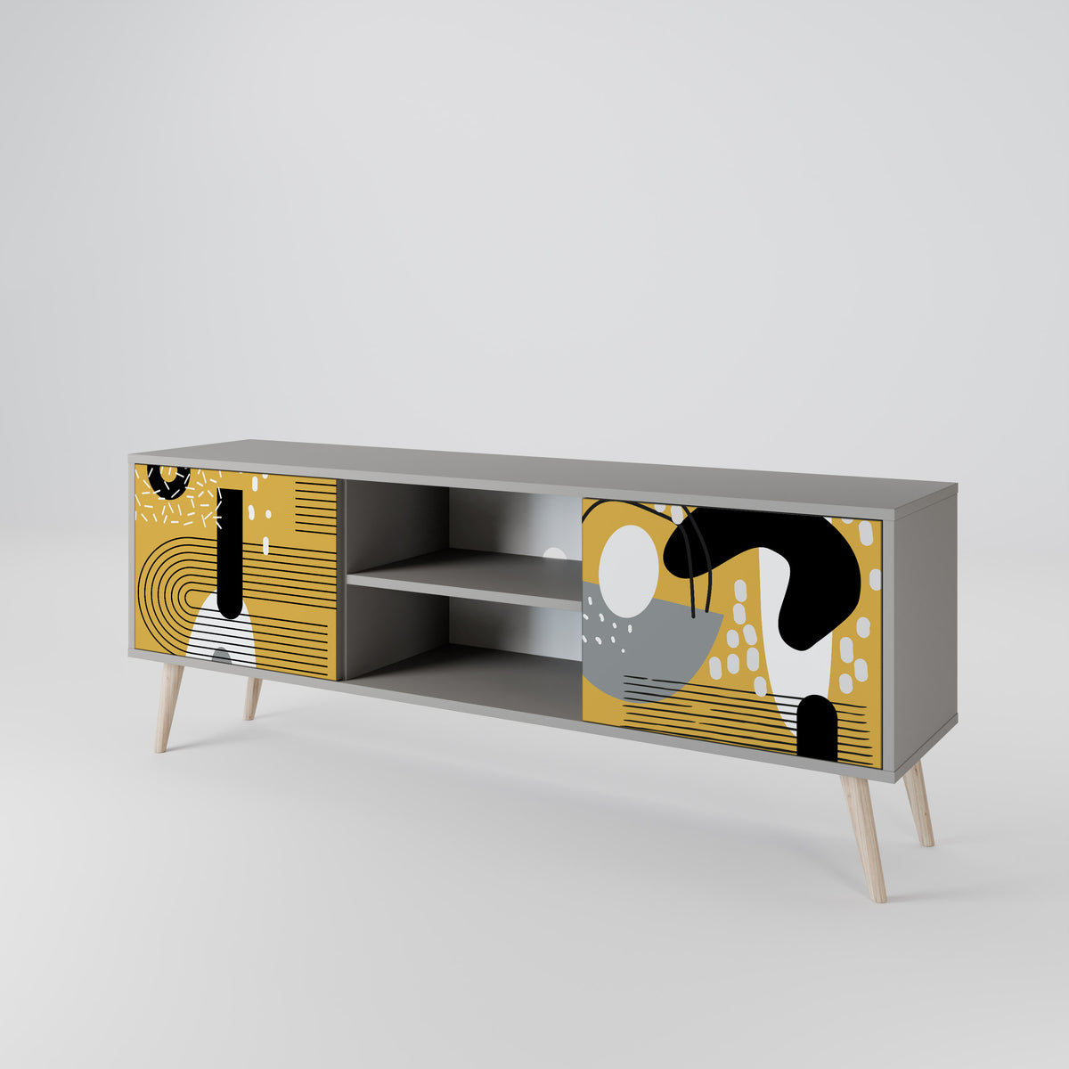 SHAPESHIFT SYMPHONY 2-Door TV Cabinet