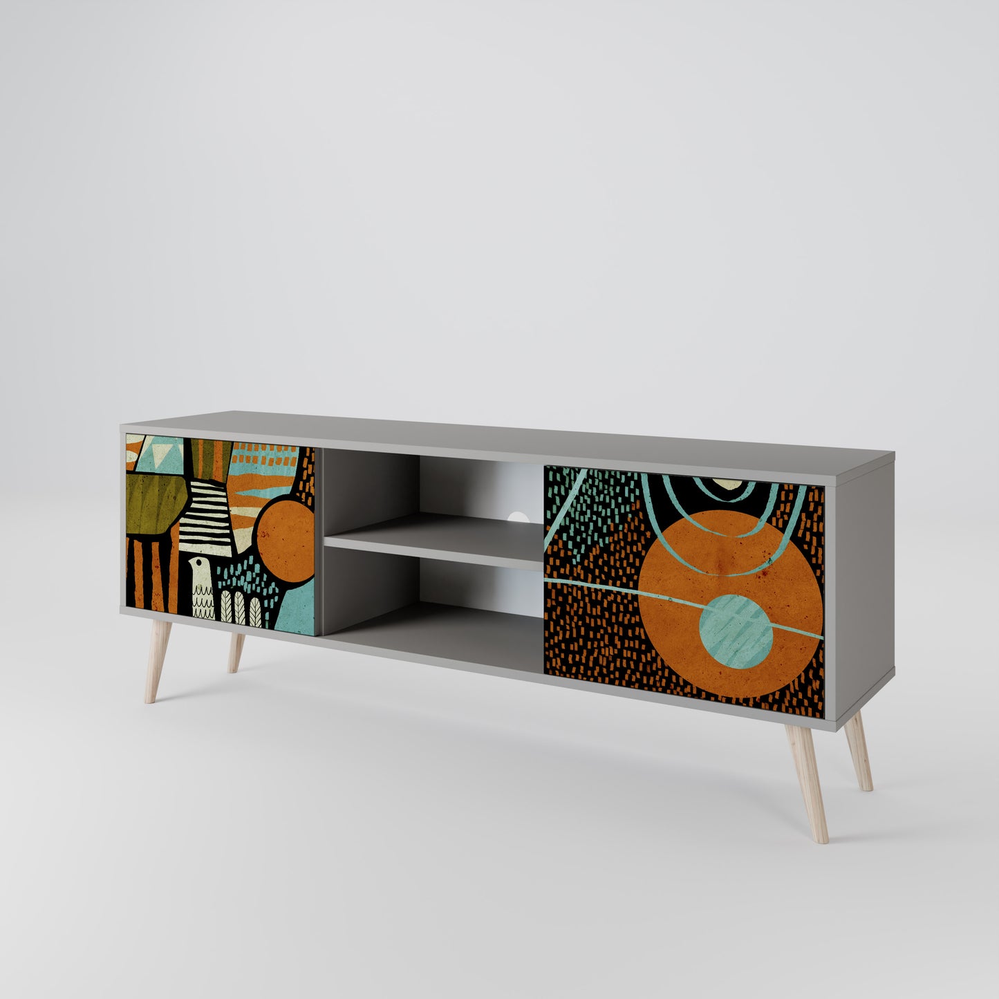 GEODE GLIMMER 2-Door TV Cabinet