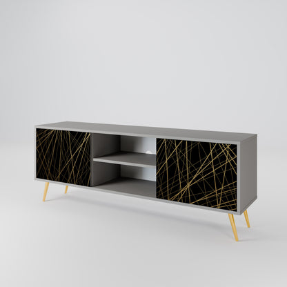 BRIGHT MESH 2-Door TV Cabinet