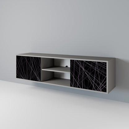 SHIMMER SPIDERGRAM 2-Door TV Cabinet