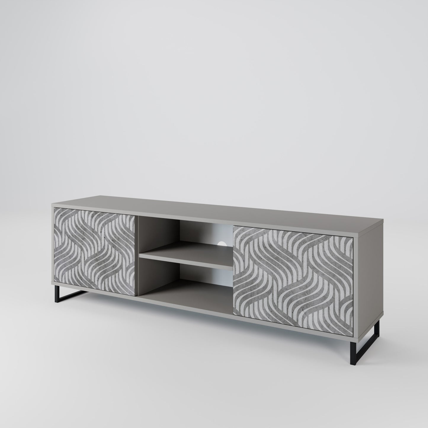 CONCRETE MOVEMENT 2-Door TV Cabinet
