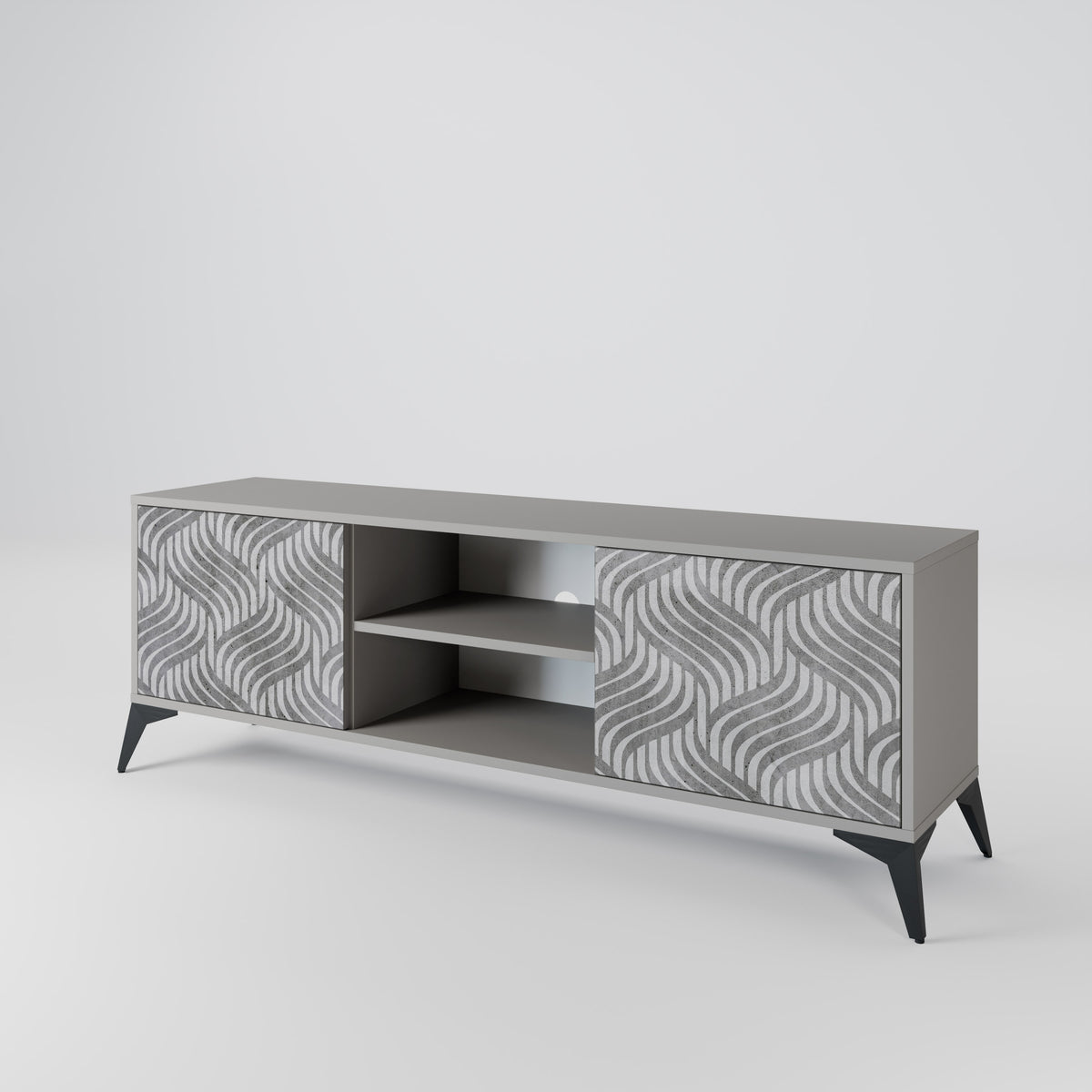 CONCRETE MOVEMENT 2-Door TV Cabinet