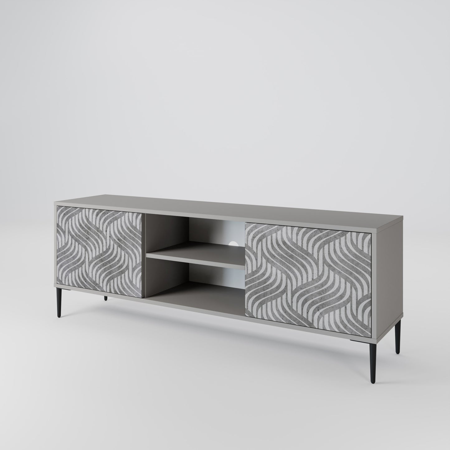 CONCRETE MOVEMENT 2-Door TV Cabinet