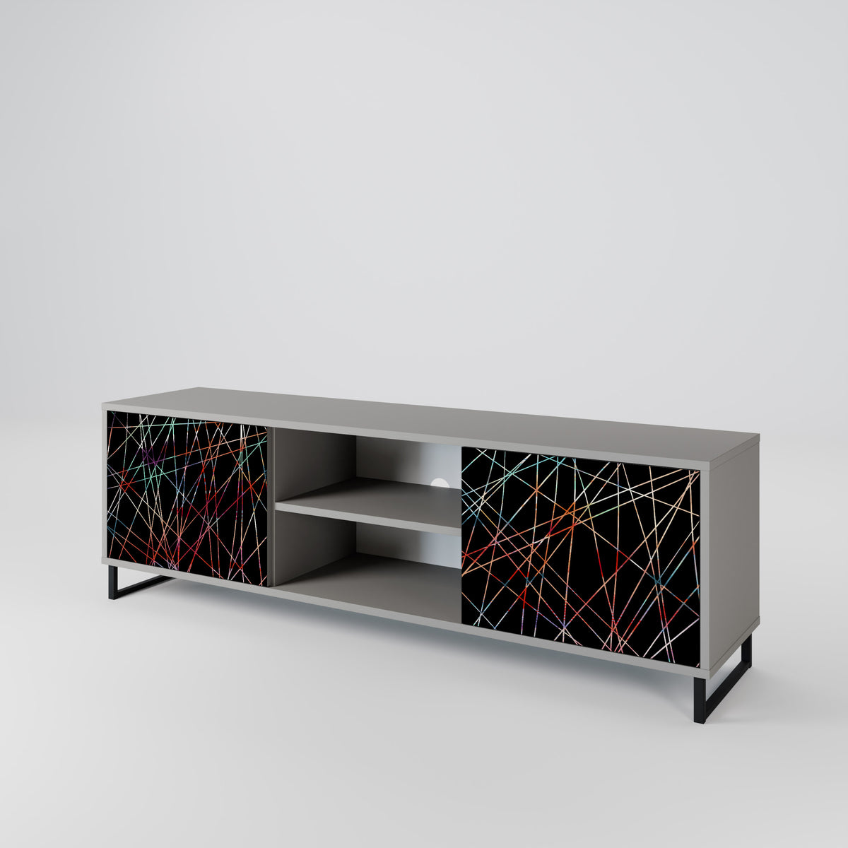 LUMINOUS SNARE 2-Door TV Cabinet