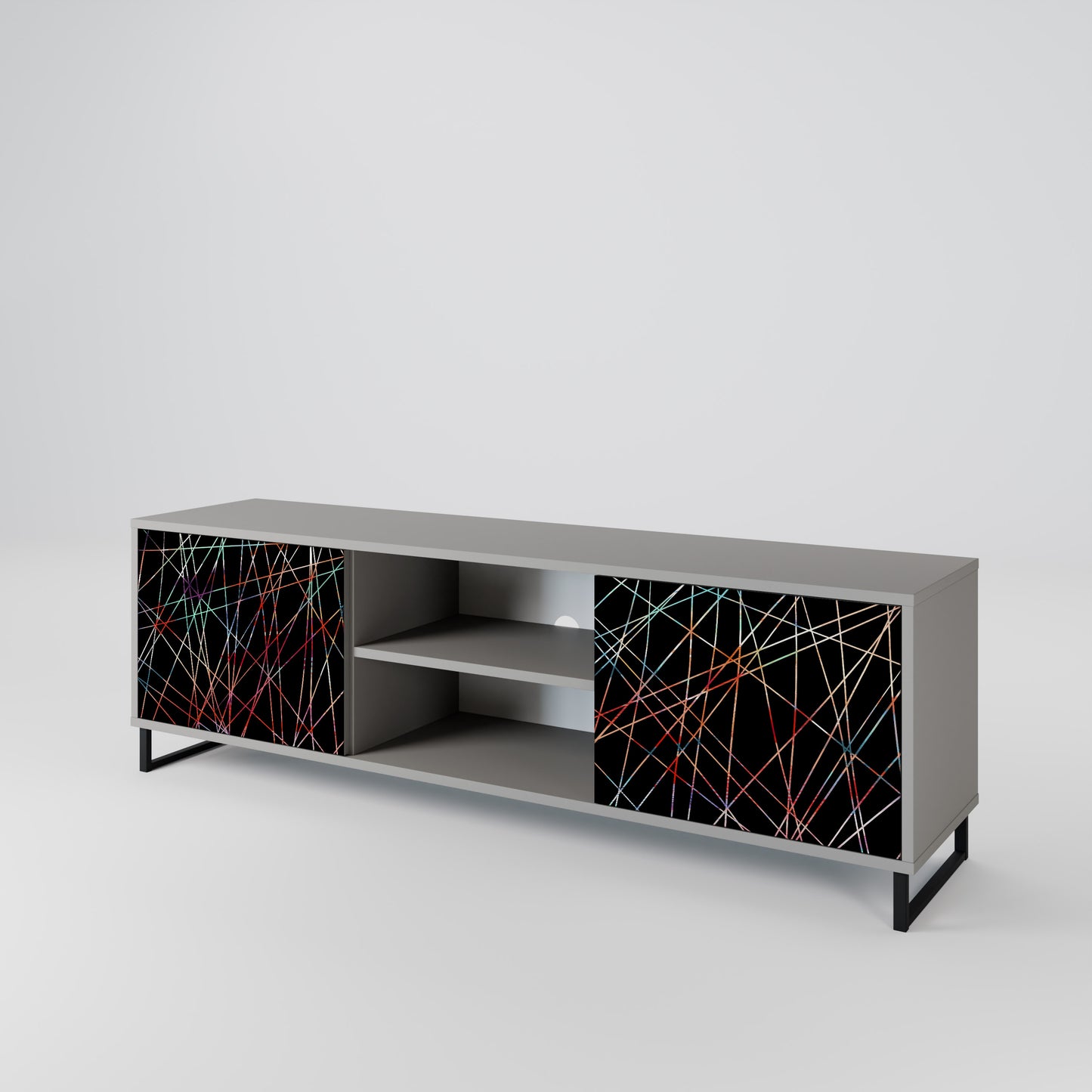 LUMINOUS SNARE 2-Door TV Cabinet
