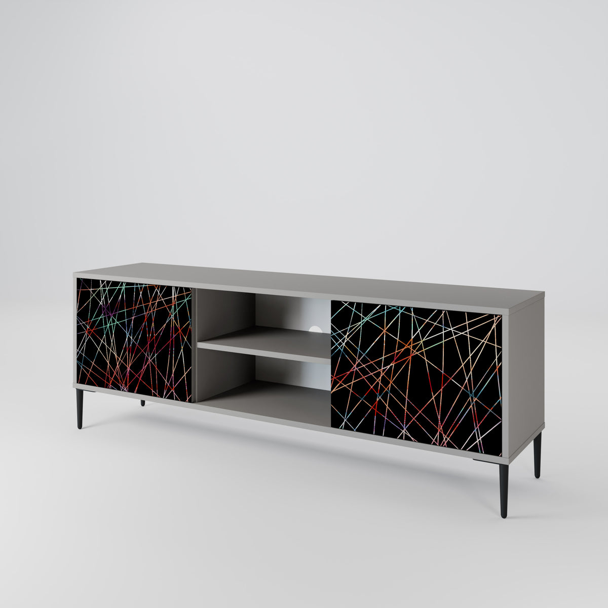 LUMINOUS SNARE 2-Door TV Cabinet
