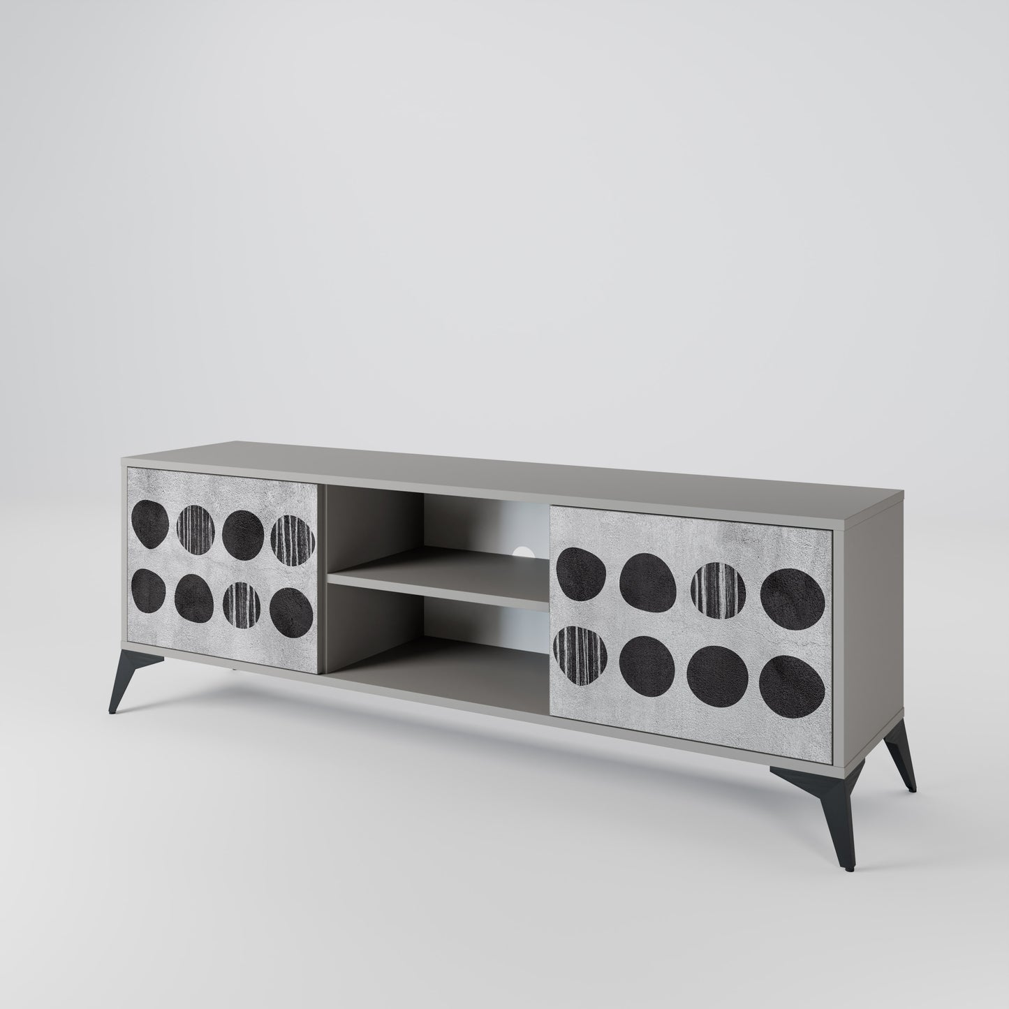 GHOSTLY GRADIENTS 2-Door TV Cabinet