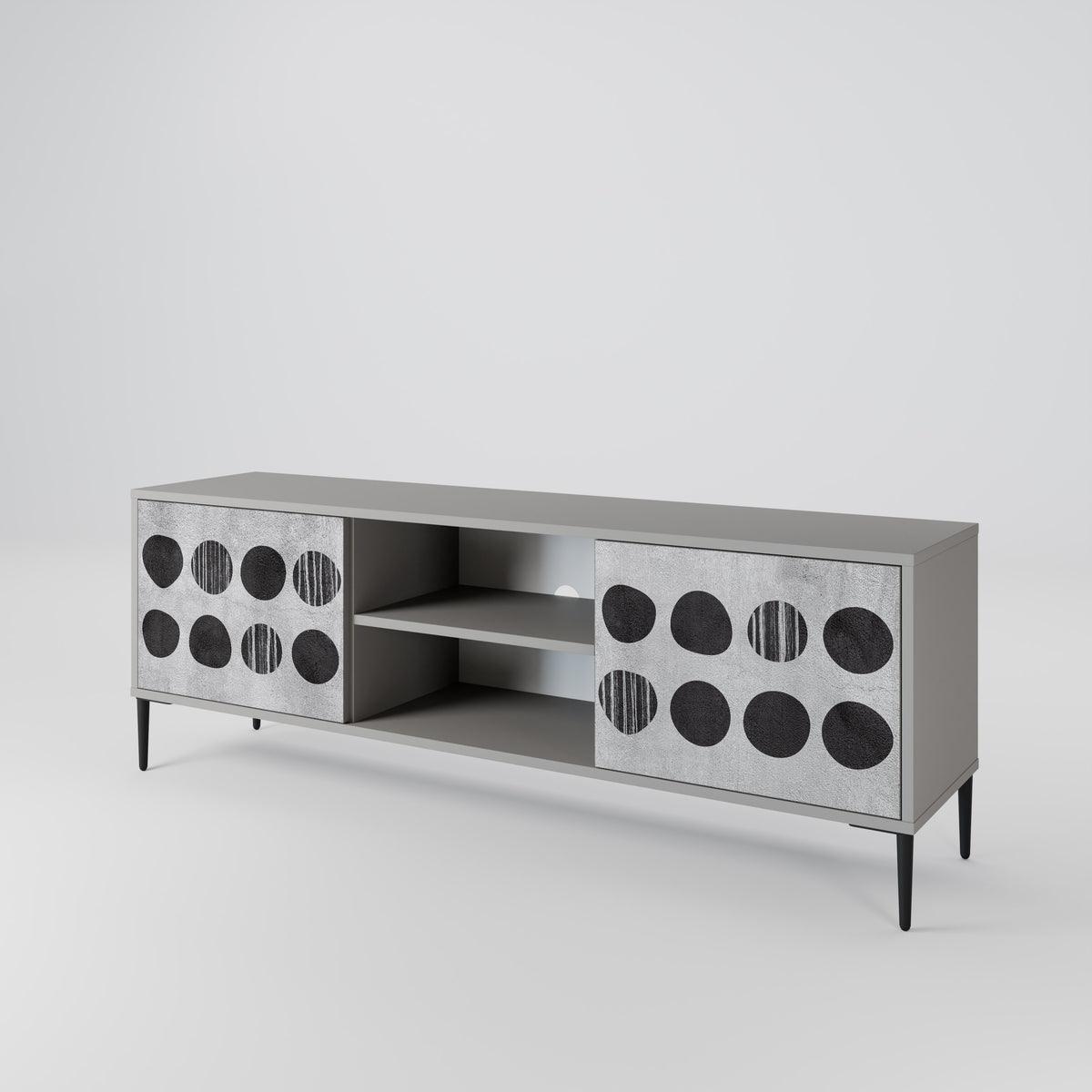 GHOSTLY GRADIENTS 2-Door TV Cabinet