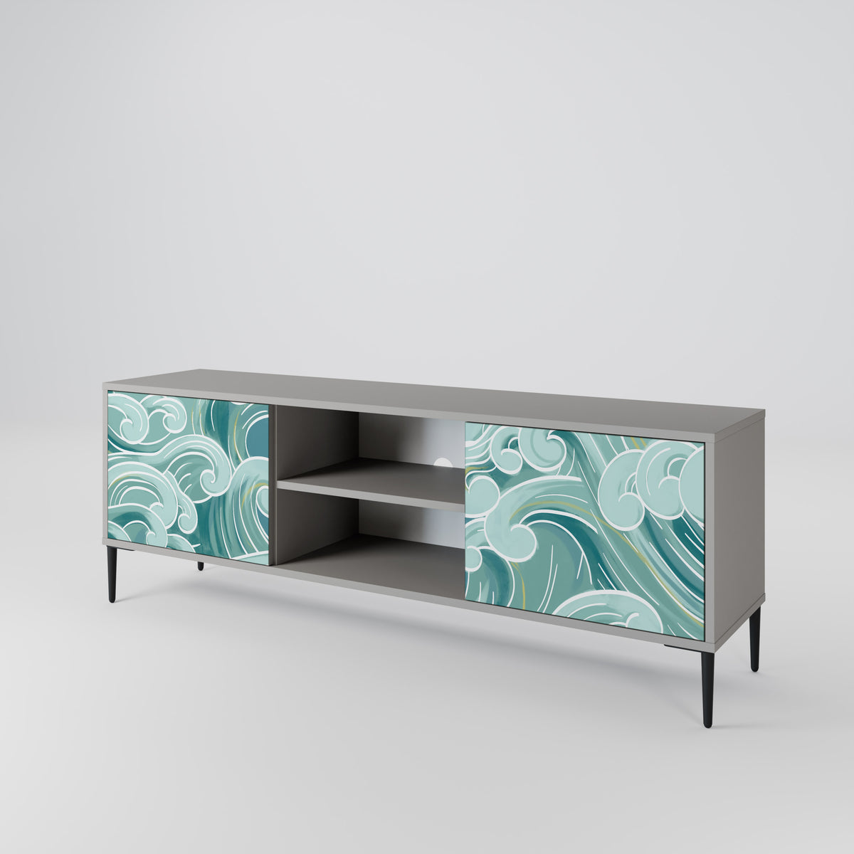 ASIAN SWAY 2-Door TV Cabinet
