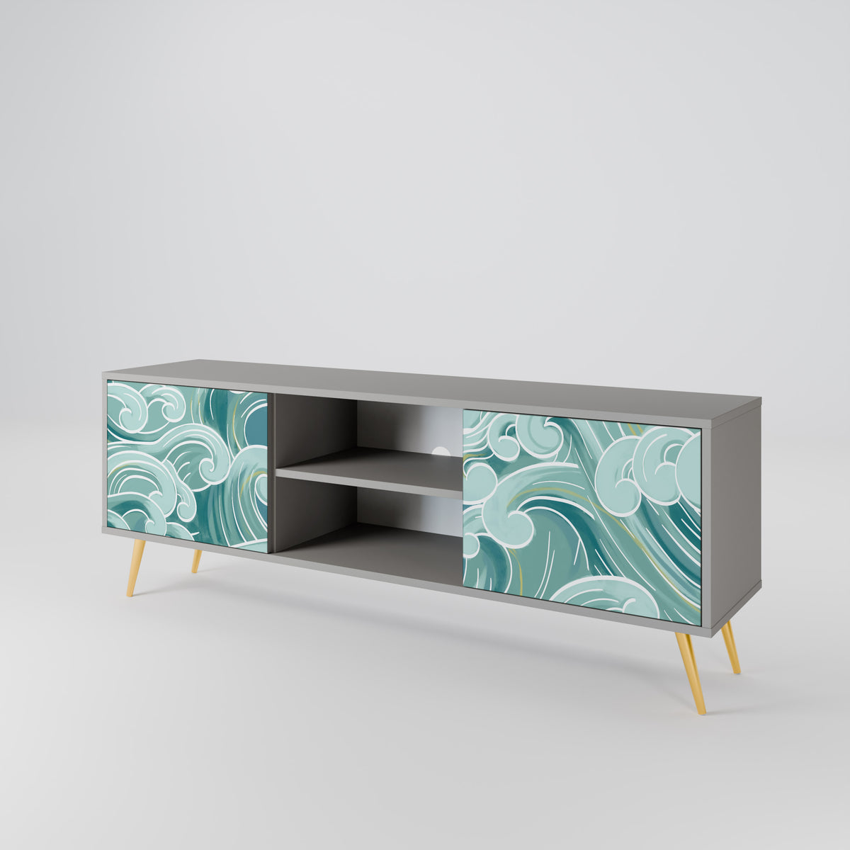 ASIAN SWAY 2-Door TV Cabinet