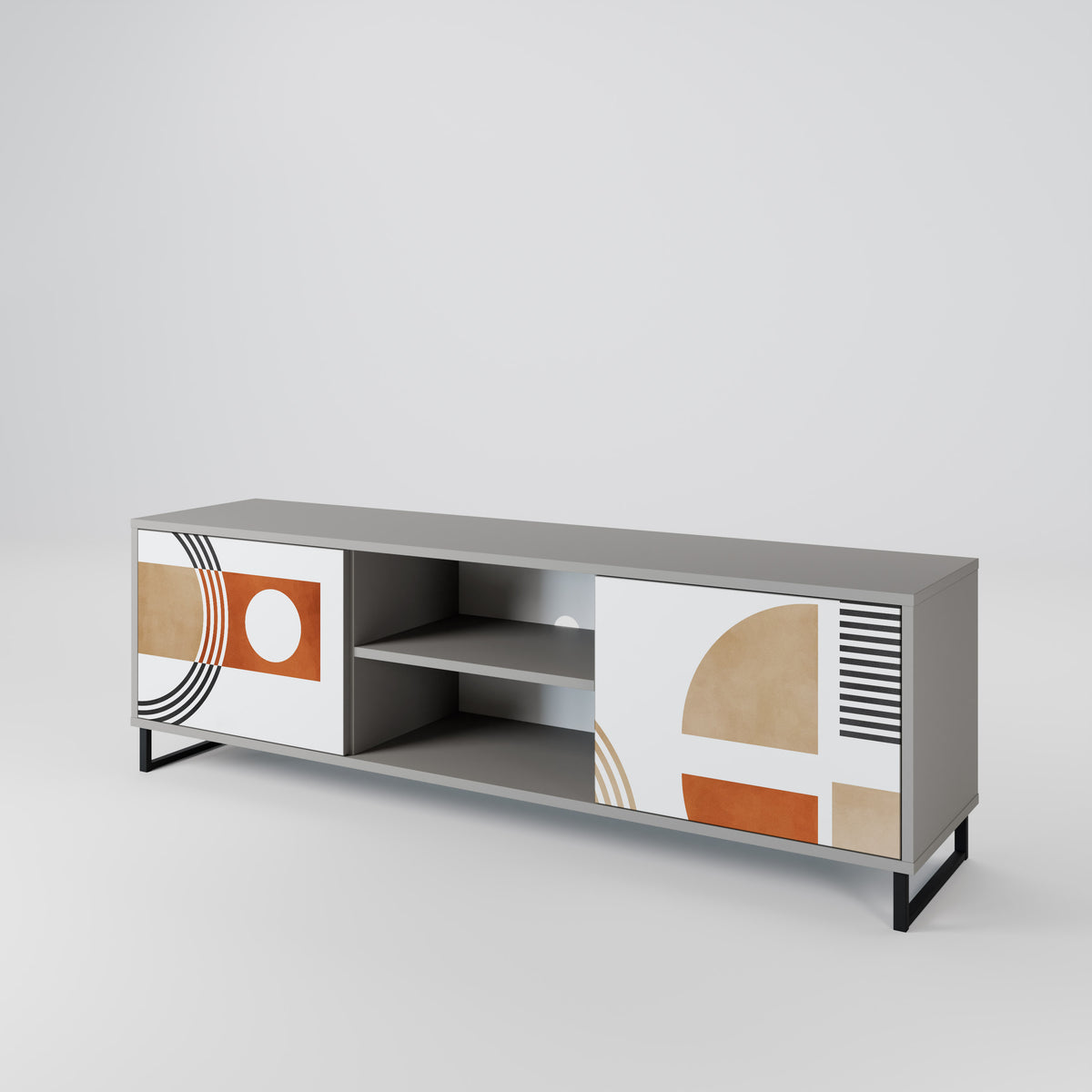 CIRCLE RHYTM 2-Door TV Cabinet