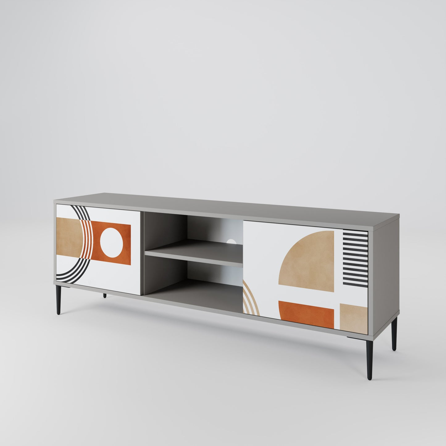 CIRCLE RHYTM 2-Door TV Cabinet
