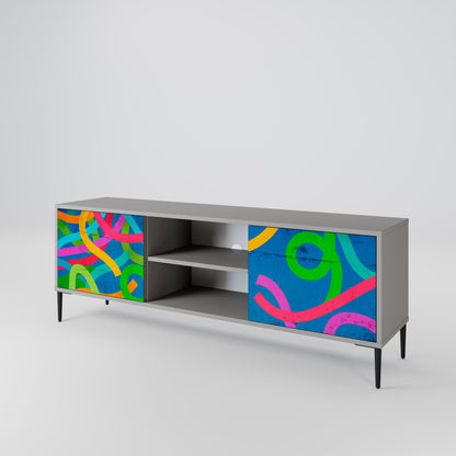 STREAMER TANGLE 2-Door TV Cabinet