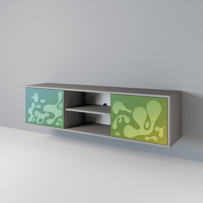 IRREGULAR BLUE 2-Door TV Cabinet