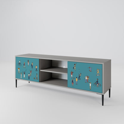 COLLECTIVE STREAM 2-Door TV Cabinet