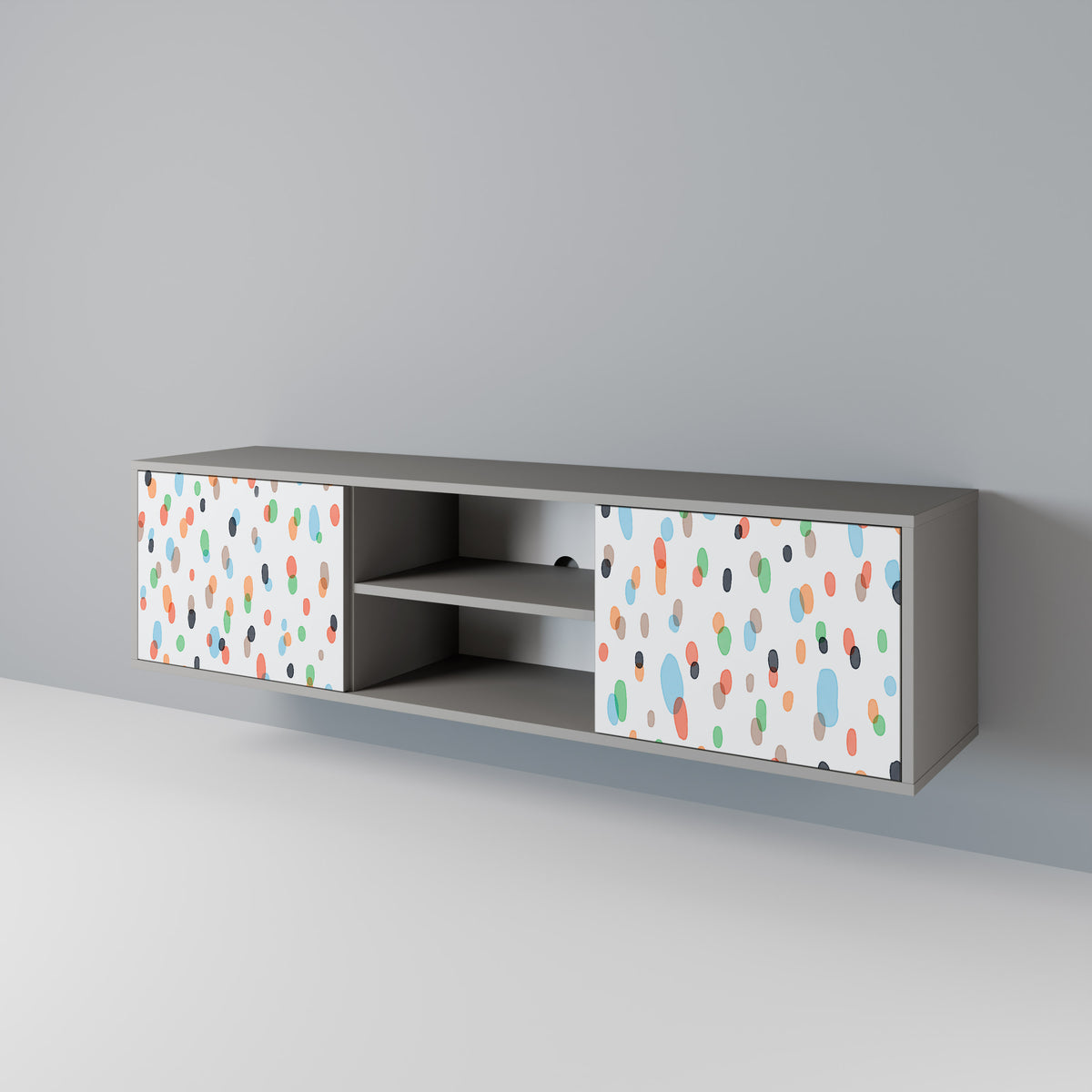 ENERGETIC SPOTS 2-Door TV Cabinet