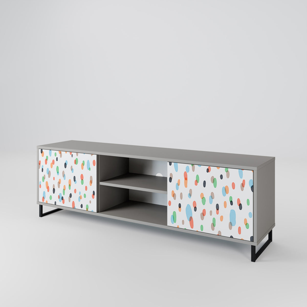 ENERGETIC SPOTS 2-Door TV Cabinet