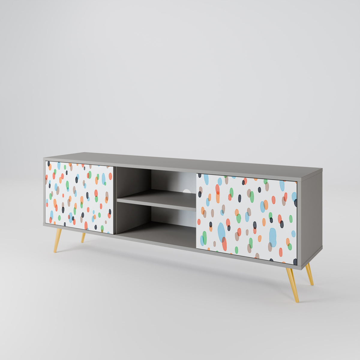 ENERGETIC SPOTS 2-Door TV Cabinet