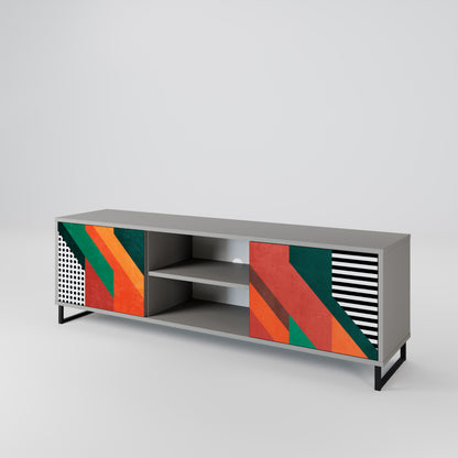 MAKESHIFT ARTISTRY 2-Door TV Cabinet