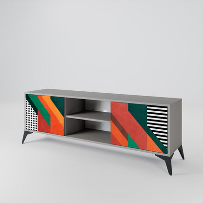 MAKESHIFT ARTISTRY 2-Door TV Cabinet
