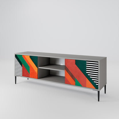 MAKESHIFT ARTISTRY 2-Door TV Cabinet