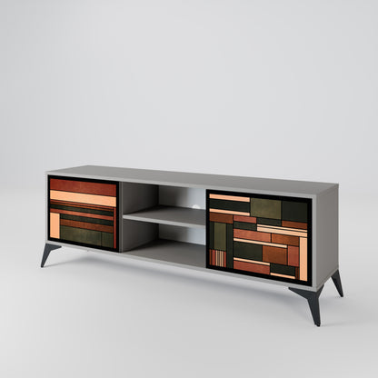 FIGURES OF NATURE 2-Door TV Cabinet