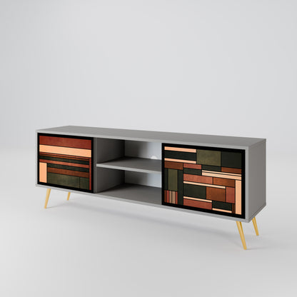 FIGURES OF NATURE 2-Door TV Cabinet
