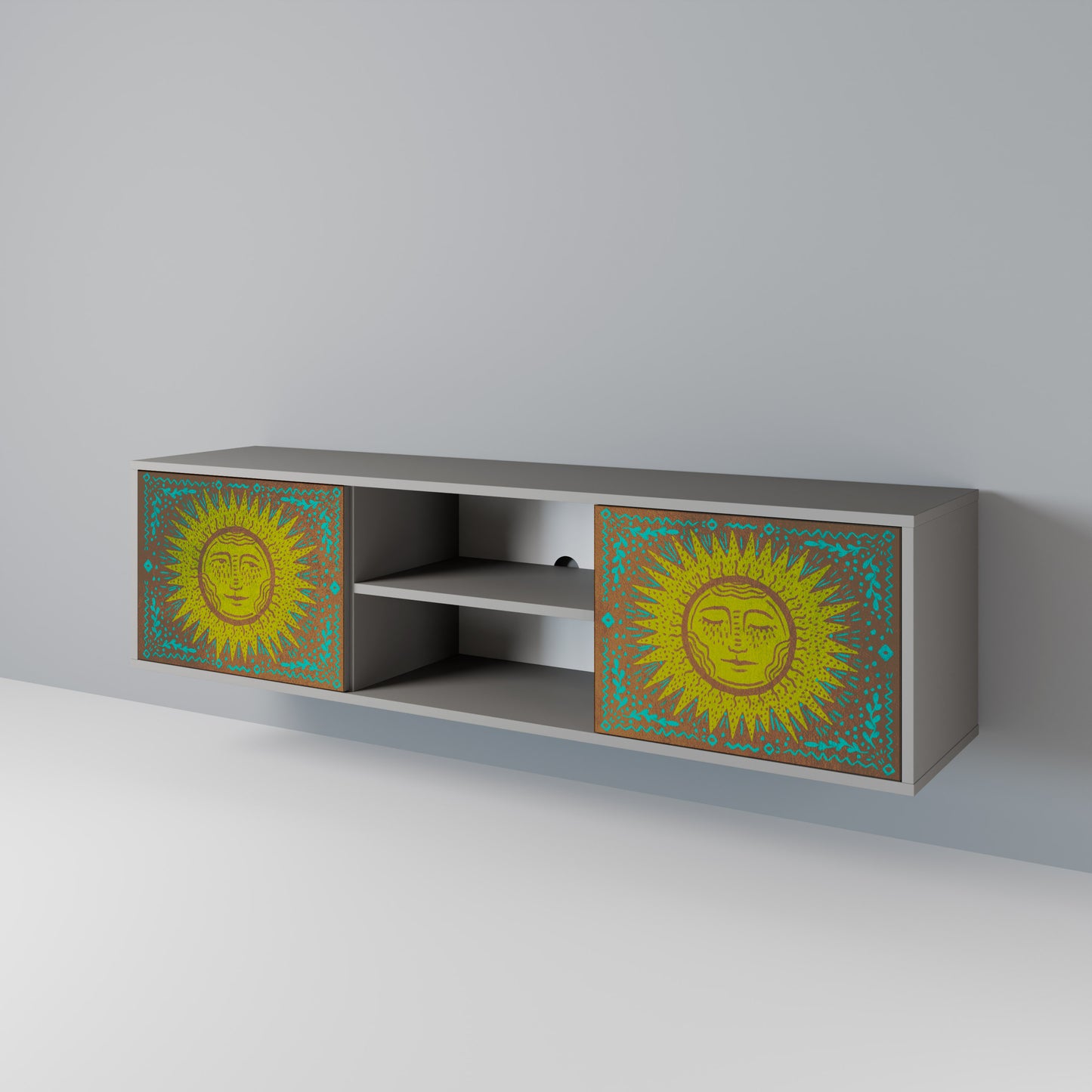 SUNSHINE EULOGY 2-Door TV Cabinet