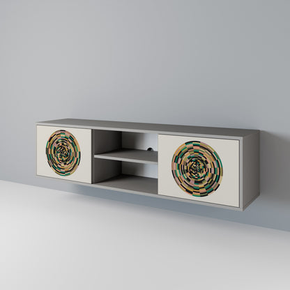GREEN CIRCLES 2-Door TV Cabinet