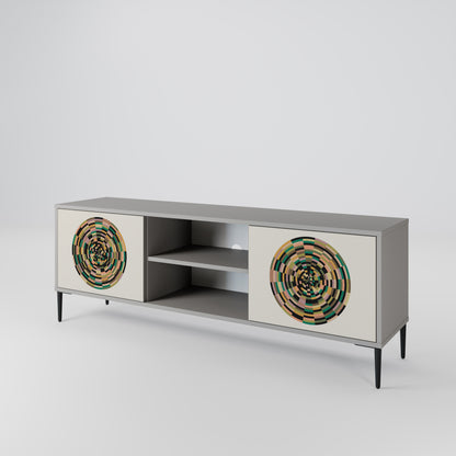 GREEN CIRCLES 2-Door TV Cabinet